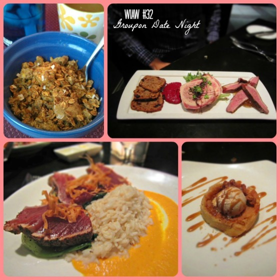 What I Ate Wednesday WIAW Peas and Crayons Groupon Date Night Blue Hill Tavern Baltimore Maryland MD Carrots N Cake Sweet Breakfast Scramble Peanut Butter Co