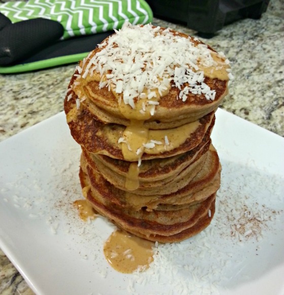 FlapJacked Apple Cinnamon Protein Pancakes