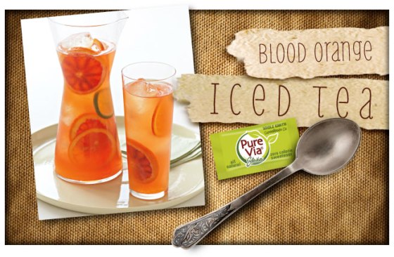 Pure Via Blood Orange Iced Tea